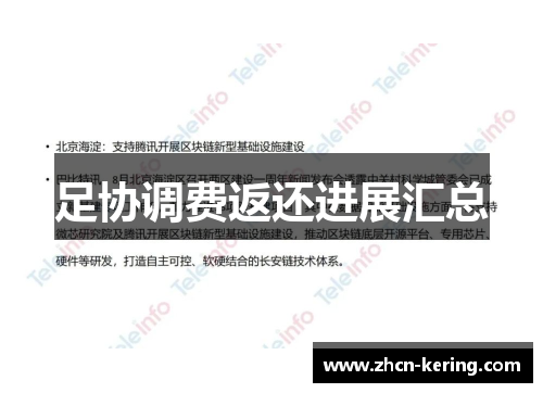足协调费返还进展汇总